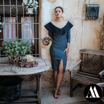 Vestido Topitos
