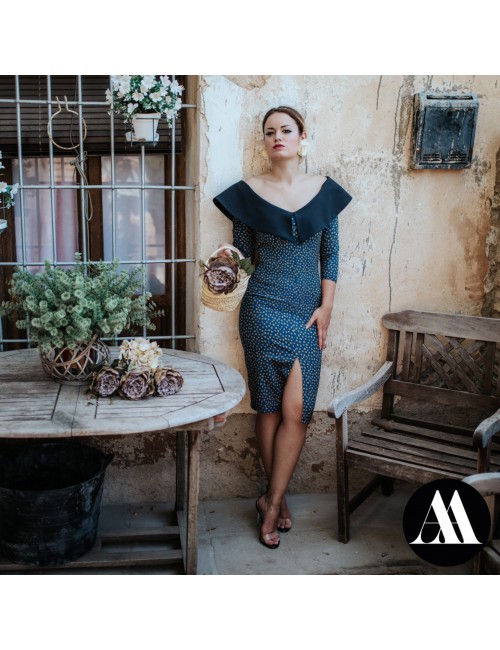 Vestido Topitos
