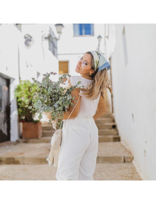Pantalon eucalipto blanco